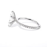1.8mm Juliette Marquise Engagement Rings Princess Bride Diamonds 
