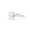 1.8mm Sabrina Oval Engagement Rings Princess Bride Diamonds 