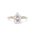 1.8mm Stella Pear Engagement Rings Princess Bride Diamonds 3 14K Yellow Gold 