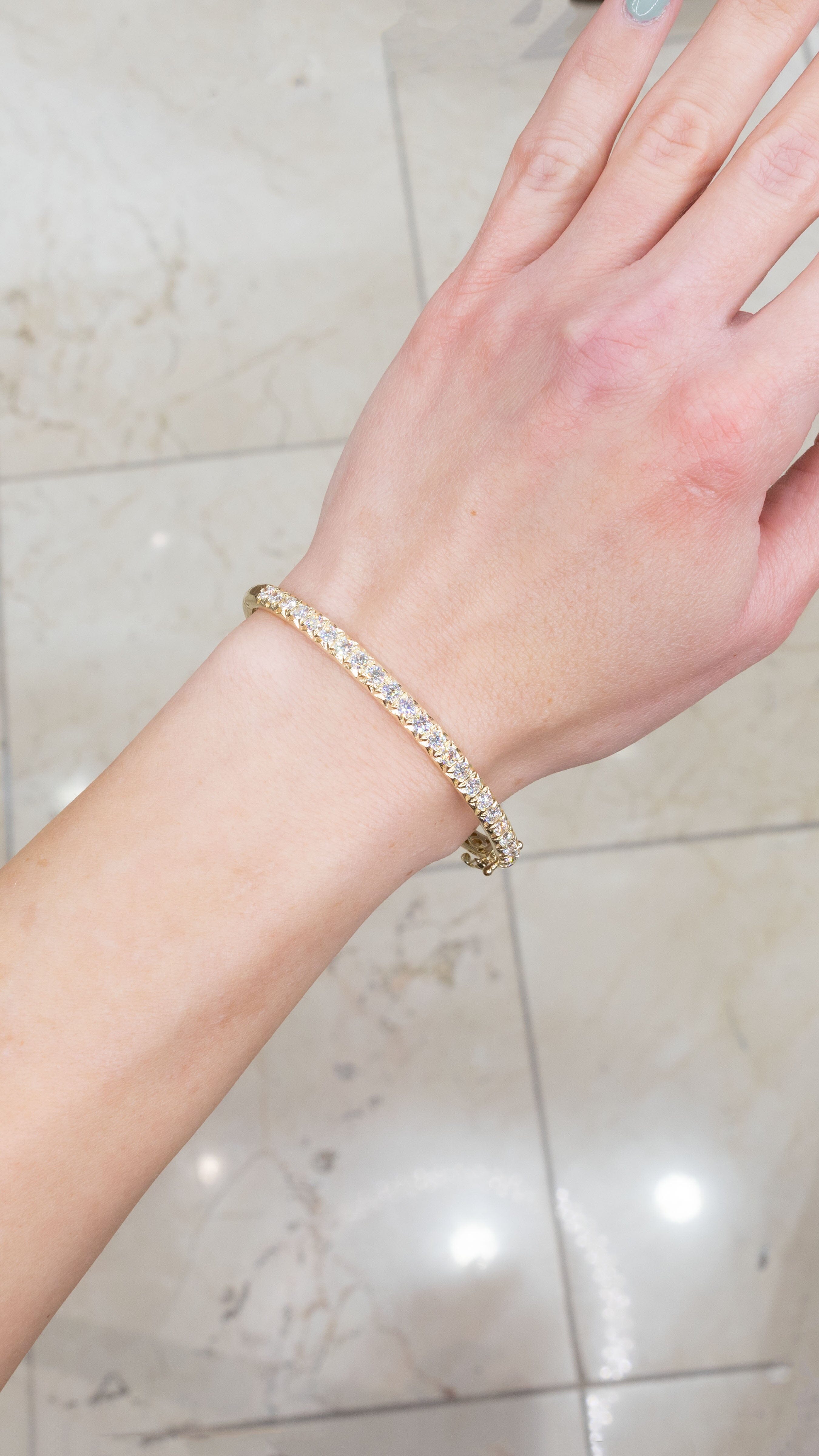 1.44 Carat Diamond Tennis Bracelet In Gold – LeGassick Jewellery