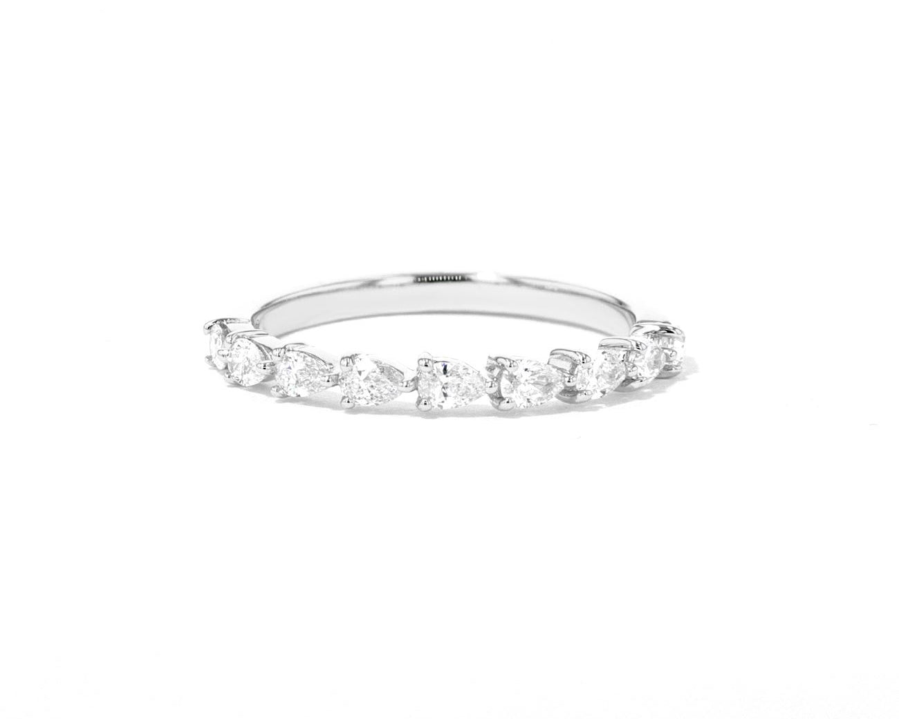 2.0mm East West Pear Diamond Ring Rings Princess Bride Diamonds 