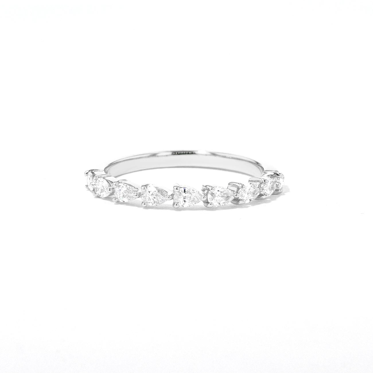 2.0mm East West Pear Diamond Ring Rings Princess Bride Diamonds 