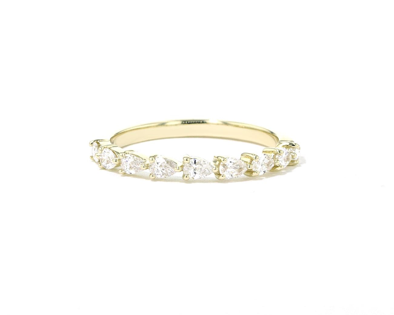 2.0mm East West Pear Diamond Ring Rings Princess Bride Diamonds 