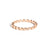 2.0mm Flat Bead Ring Rings Princess Bride Diamonds 3 14K Rose Gold 