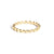 2.0mm Flat Bead Ring Rings Princess Bride Diamonds 3 14K Yellow Gold 