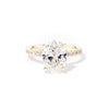 2.0mm Maggie Oval Engagement Rings Princess Bride Diamonds 