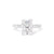 2.0mm Marbee Radiant Engagement Rings Princess Bride Diamonds 