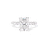 2.0mm Marbee Radiant Engagement Rings Princess Bride Diamonds 