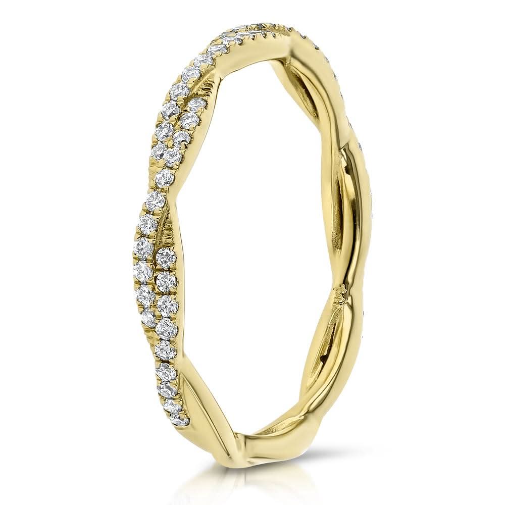2.1mm Braided Diamond Ring - PBD Rings