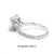 2.2mm Christina Cushion Engagement Rings Sarah Nicole 