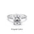 2.2mm Christina Cushion Engagement Rings Sarah Nicole 