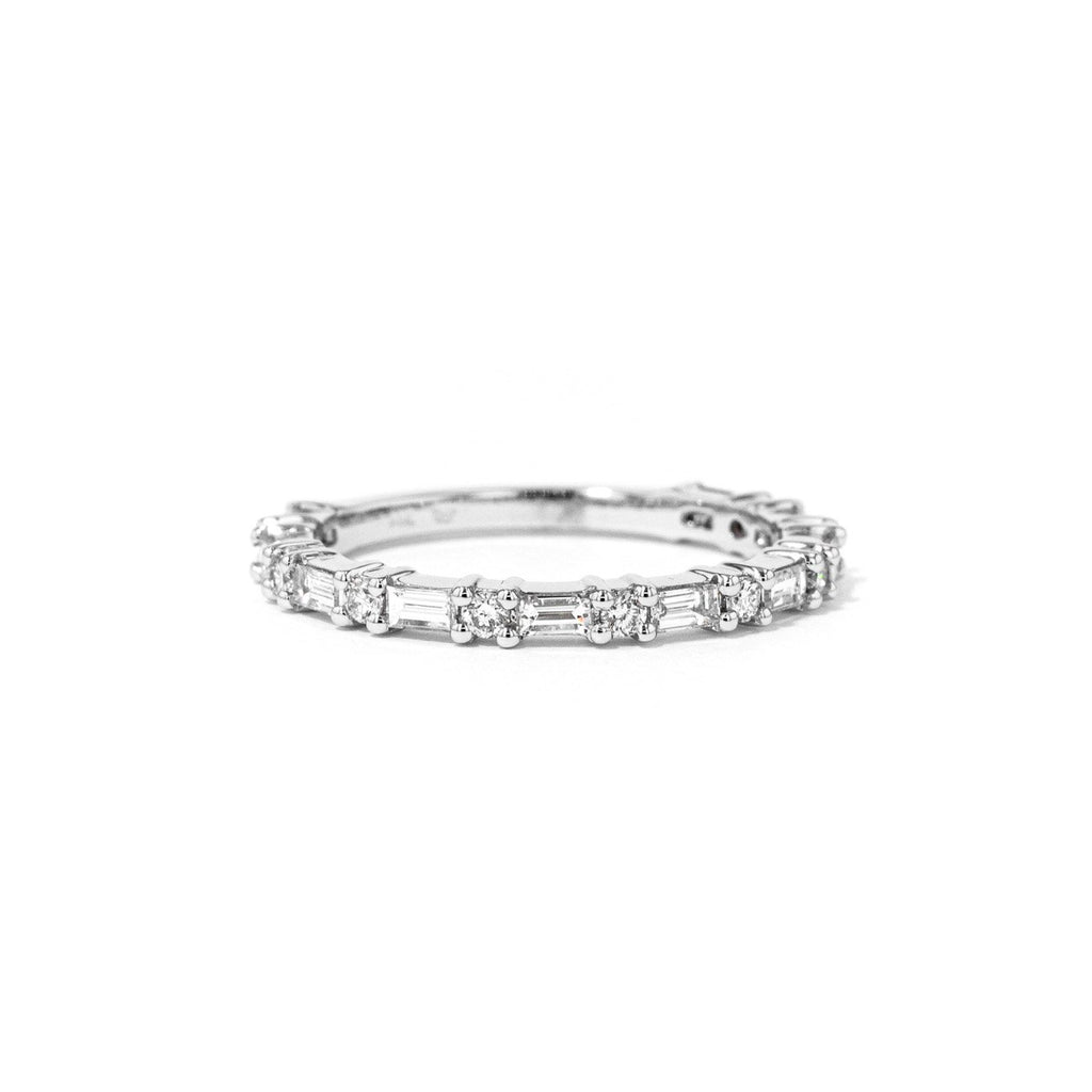 2.3mm Dot Dash Diamond Ring Ring Princess Bride Diamonds 