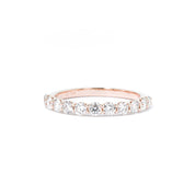 2.6mm Floating Diamond Ring Ring Princess Bride Diamonds 3 14K Rose Gold 