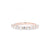 2.6mm Floating Diamond Ring Ring Princess Bride Diamonds 3 14K Rose Gold 