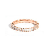 2.6mm Mini Baguette Diamond Ring - PBD Rings