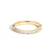 2.6mm Mini Baguette Diamond Ring - PBD Rings
