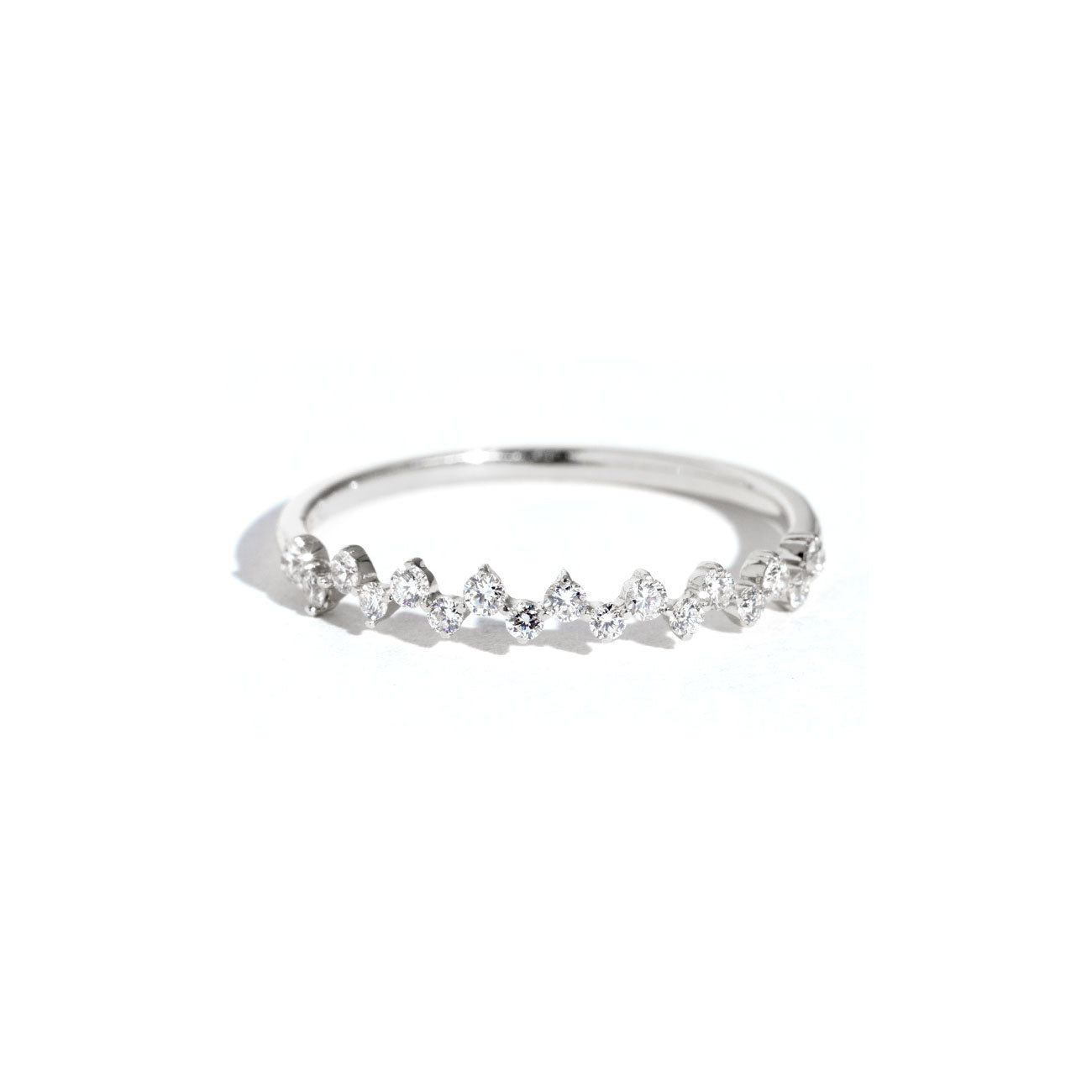 2.6mm Offset Round Diamond Ring Rings Princess Bride Diamonds 