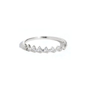 2.6mm Offset Round Diamond Ring - PBD Rings