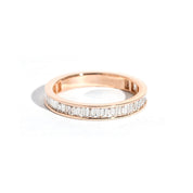 3.0mm Channel Baguette Diamond Ring - PBD Rings
