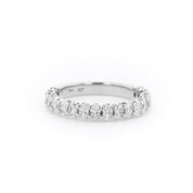 3.0mm Mini Oval Diamond Ring Ring Princess Bride Diamonds 3 14K White Gold 