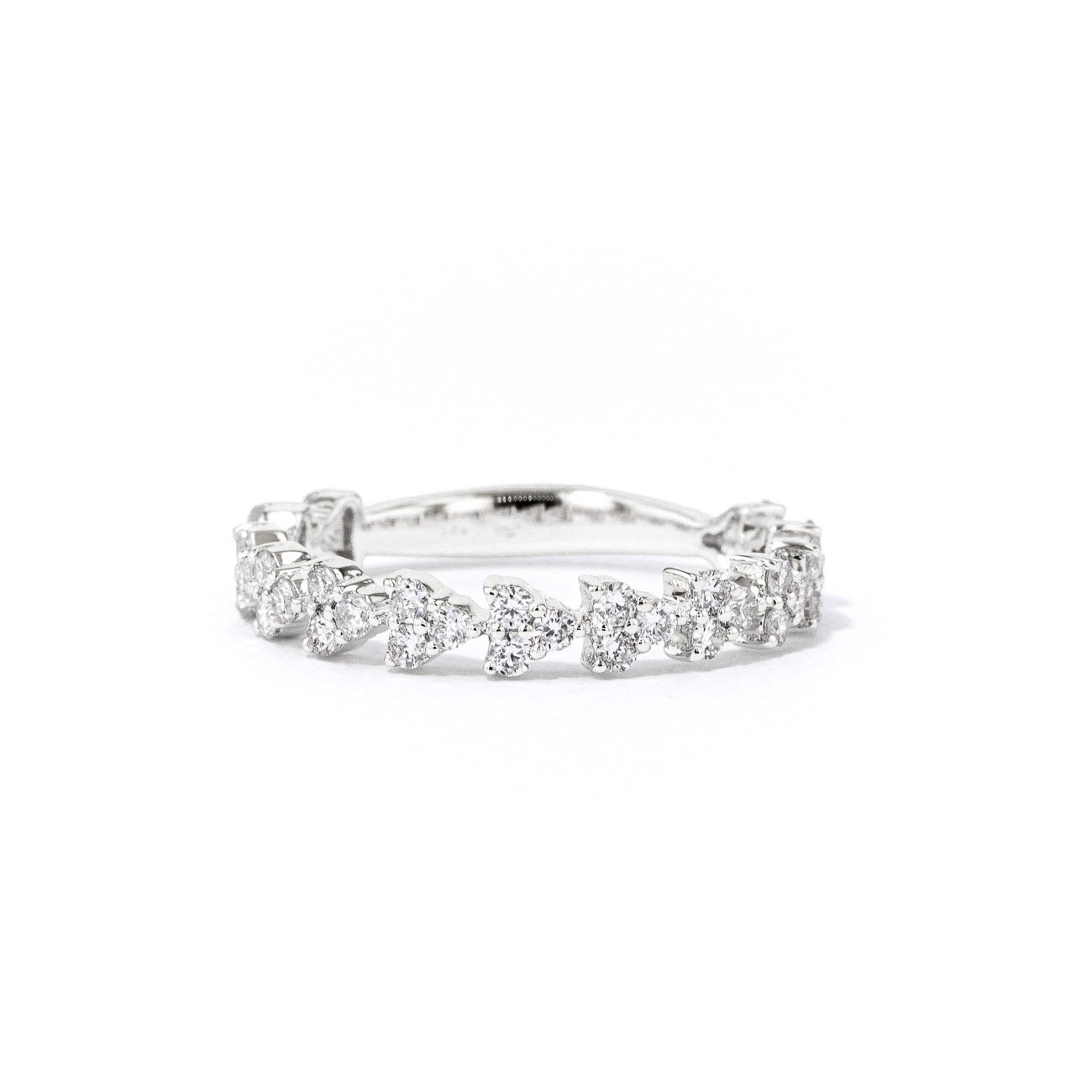 3.3mm Trio Diamond Ring Ring Princess Bride Diamonds 