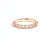 3.4mm Sparkler Band Ring Princess Bride Diamonds 3 14K Rose Gold 