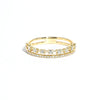 3.4mm Sparkler Band Ring Princess Bride Diamonds 3 14K Yellow Gold 