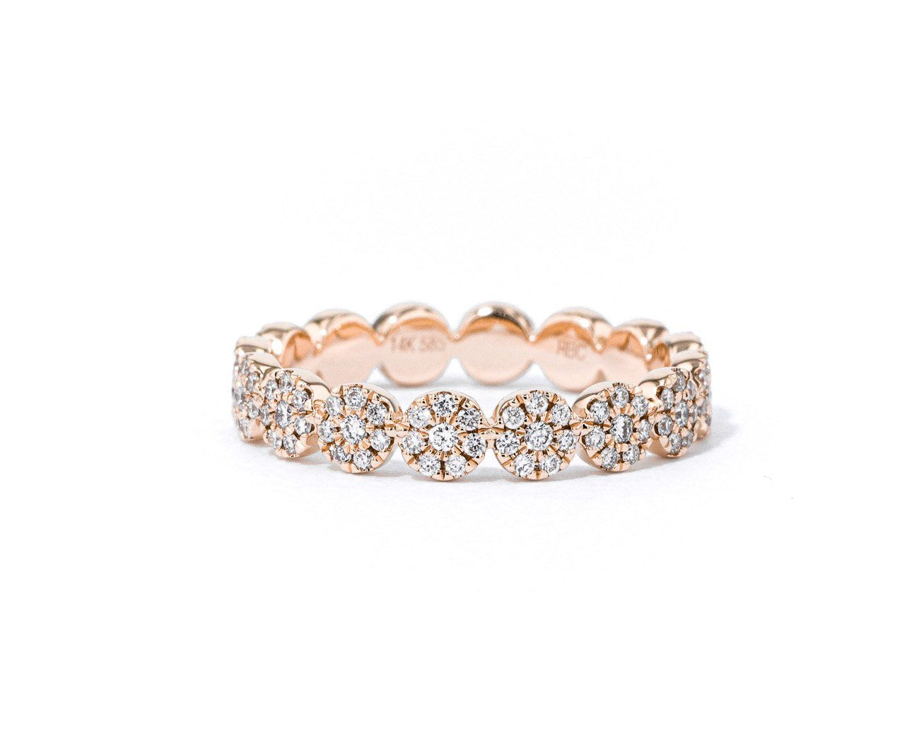 3.7mm Petite Alexis Halo Ring Ring Princess Bride Diamonds 