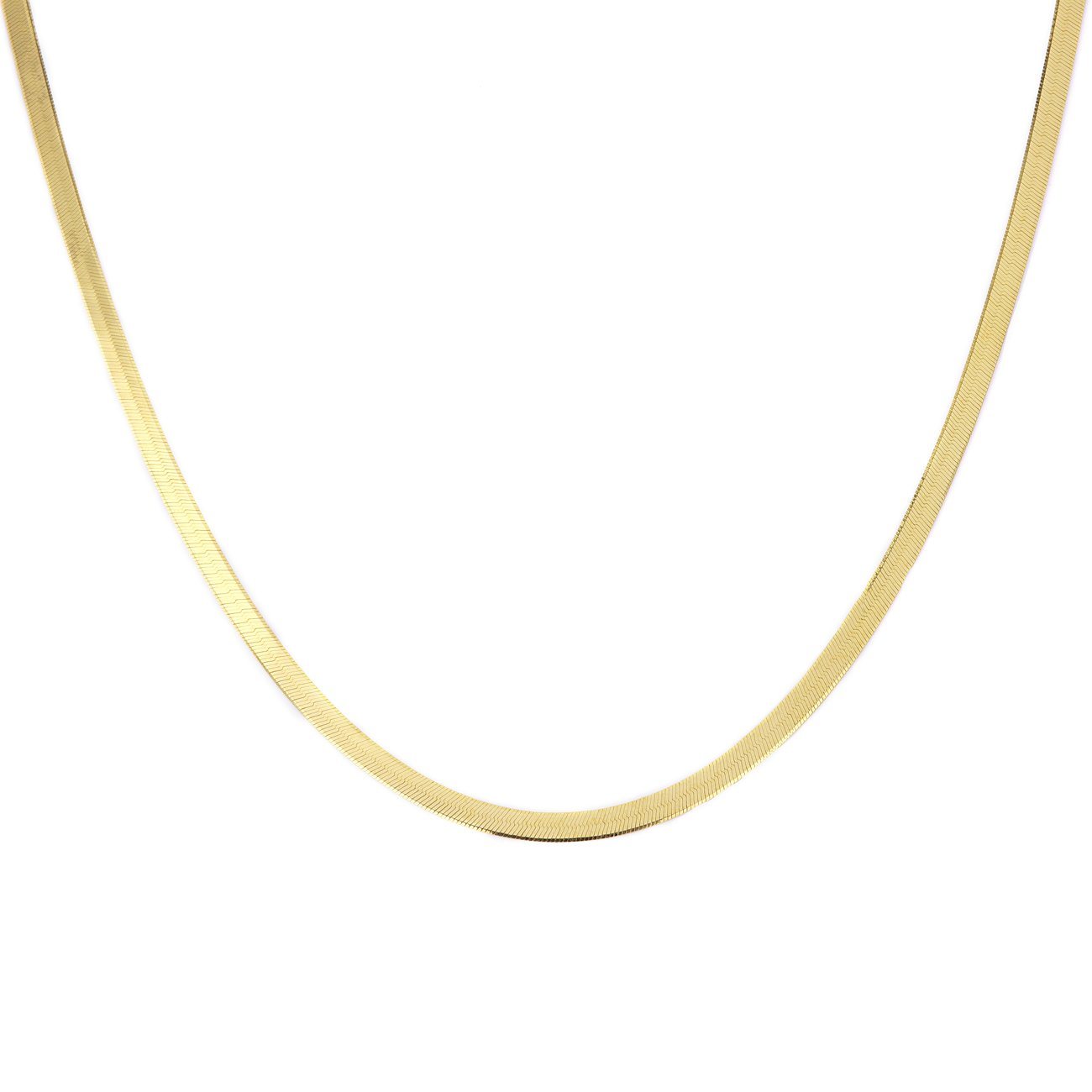 Herringbone Chain Necklace – Diamonds Doing Good