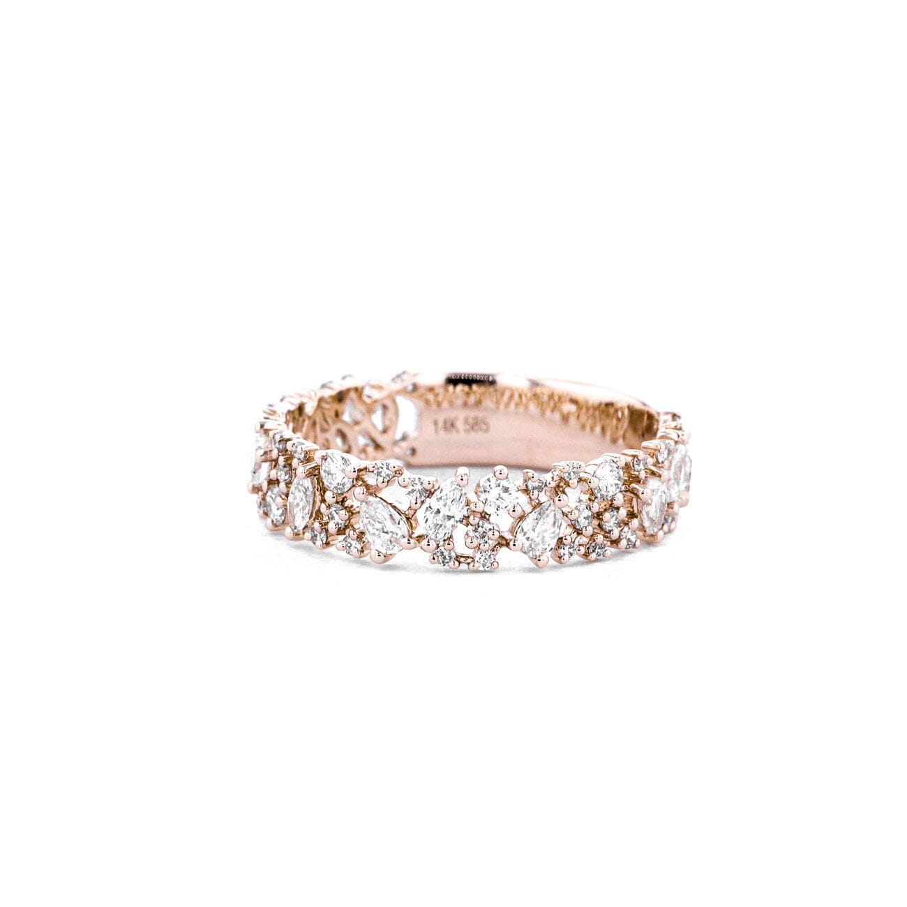 4.6mm Celena Band Rings Princess Bride Diamonds 