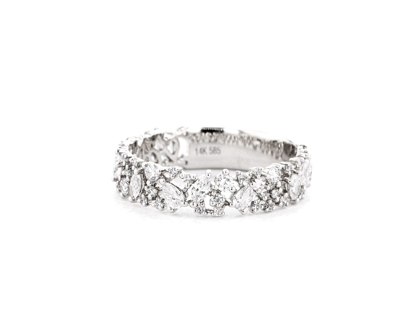 4.6mm Celena Band Rings Princess Bride Diamonds 