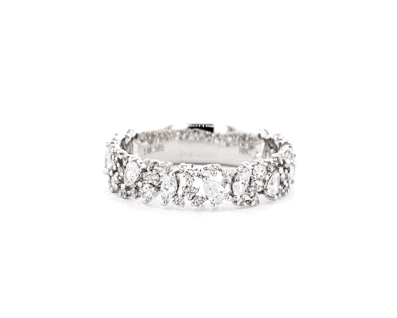 4.6mm Celena Band Rings Princess Bride Diamonds 
