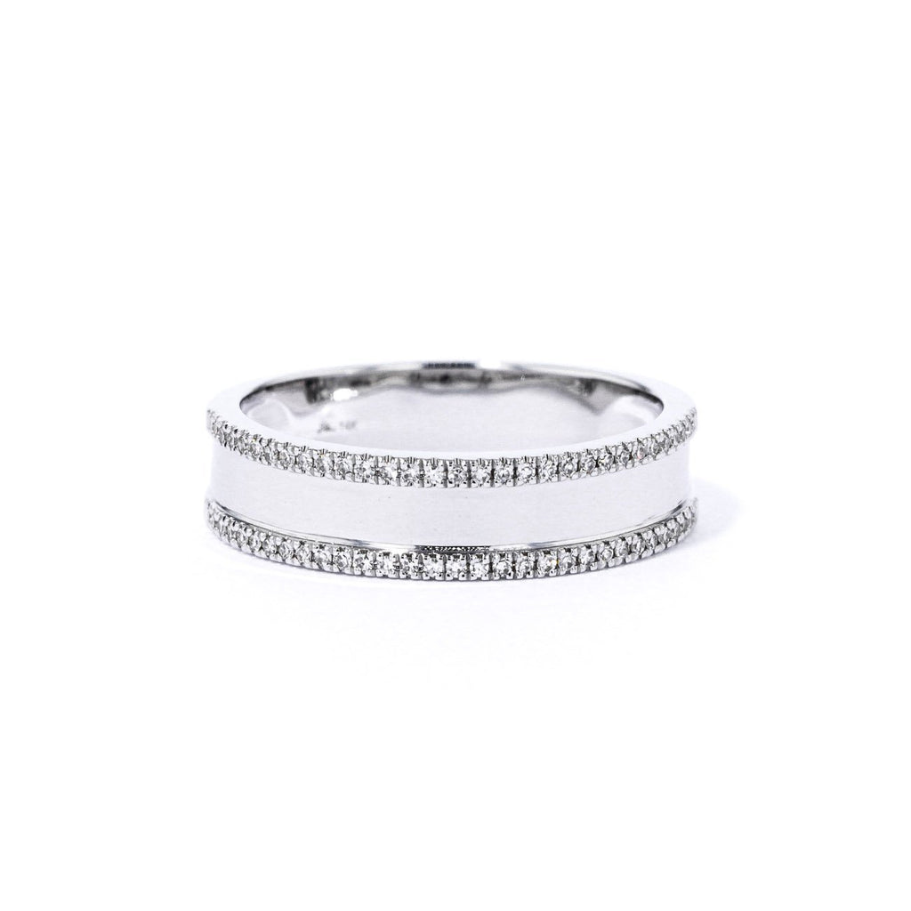 5.0mm Carter Plain Diamond Ring Ring Princess Bride Diamonds 