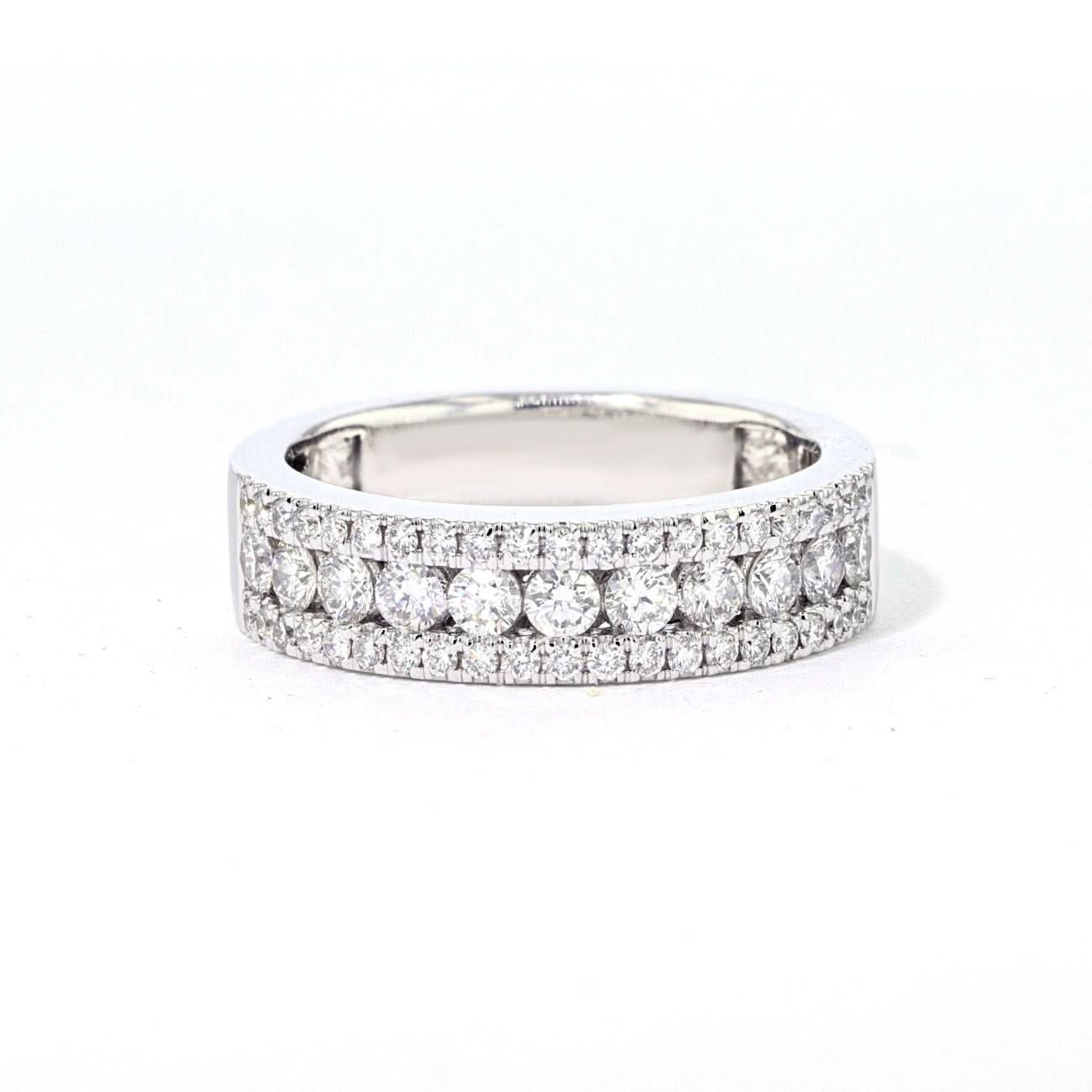 6.0mm Pavé and Channel Diamond Band - PBD Rings