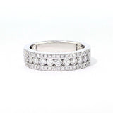 6.0mm Pavé and Channel Diamond Band