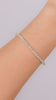 7.00ct F+ VS+ Lab Diamond Tennis Bracelet 14k Yellow Gold Bracelets Princess Bride Diamonds 