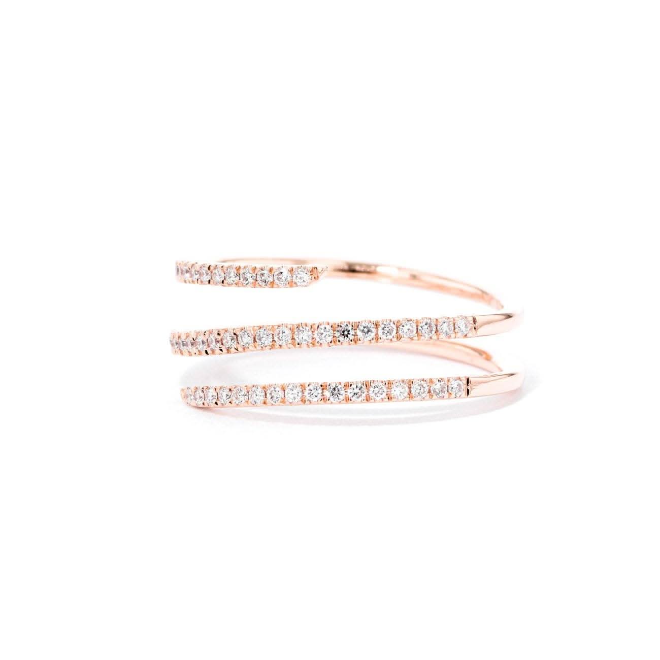 7.5mm Diamond Wrap Ring - PBD Rings