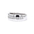 7.5mm White Gold Channel Diamond Band Ring Princess Bride Diamonds 