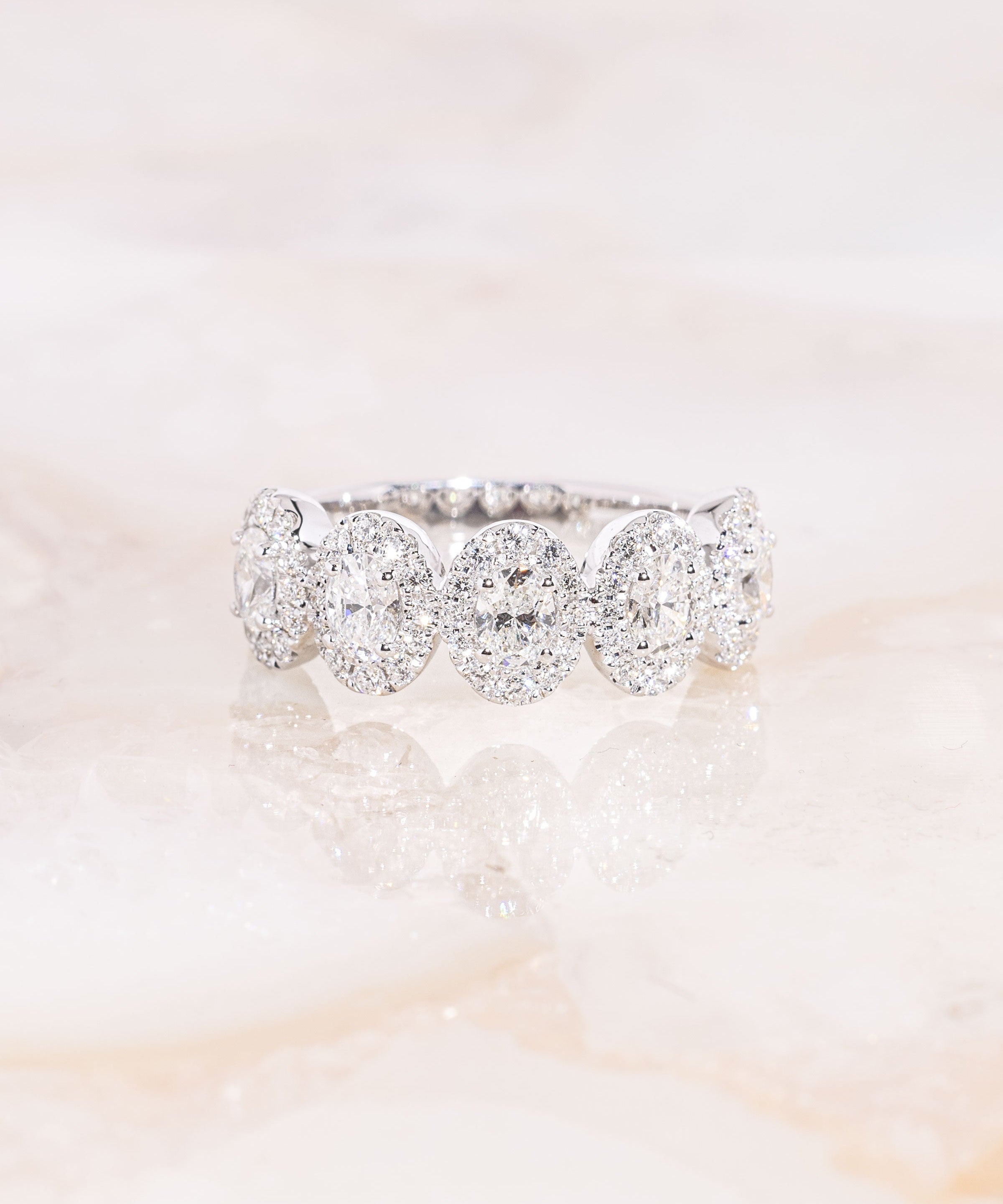 7.6mm Alexis Oval Diamond Ring Rings Princess Bride Diamonds 