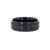 8.0mm Diamond Cut Black Tungsten Ring Rings Princess Bride Diamonds 