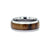 8.0mm Wood Inlay Tungsten Ring Rings Princess Bride Diamonds 