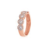 Alexis 5-Stone Halo Diamond Ring Ring Princess Bride Diamonds 