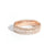 Bandolier Diamond Ring Rings Princess Bride Diamonds 3 14K Rose Gold 