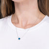 Blue Topaz Pendant Necklace Necklaces Princess Bride Diamonds 