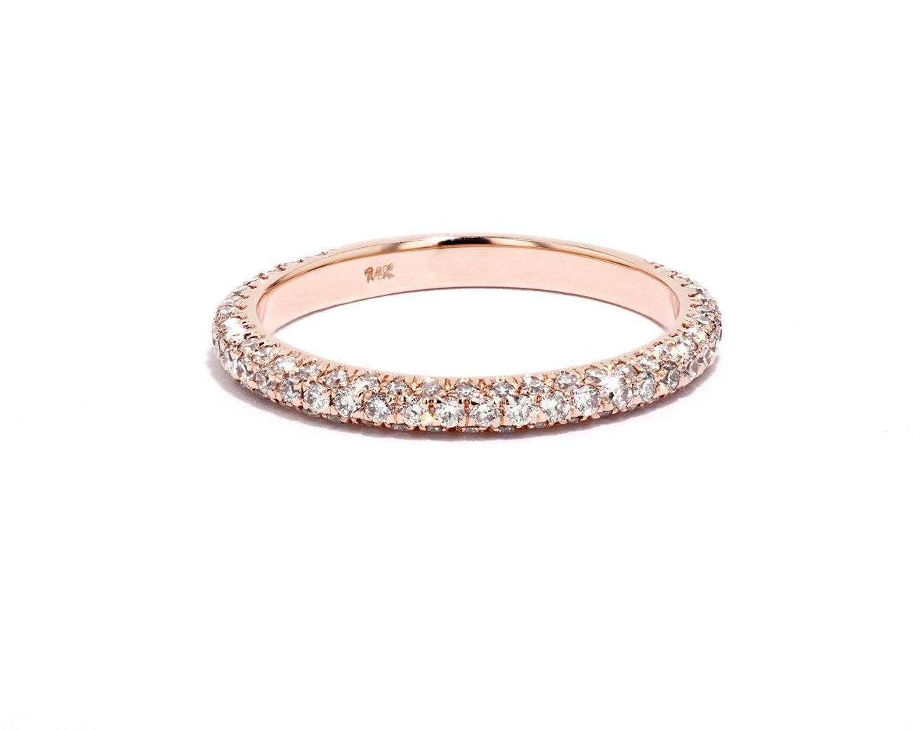 Christina Diamond Diamond Ring Ring Princess Bride Diamonds 3 14K Rose Gold 