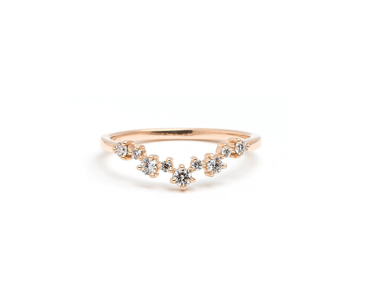 Constellation Diamond Ring Ring Princess Bride Diamonds 3 14K Rose Gold 