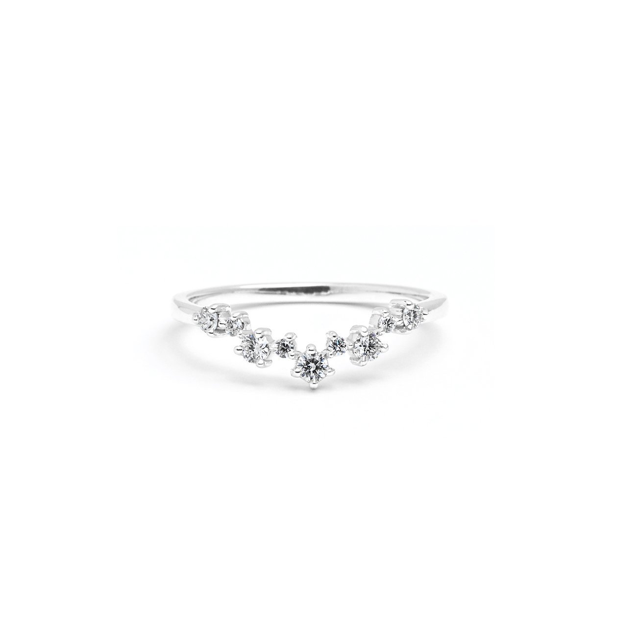 Constellation Diamond Ring Ring Princess Bride Diamonds 3 14K White Gold 
