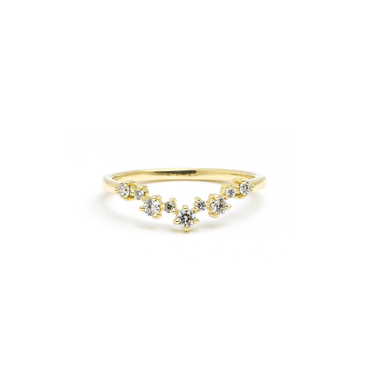 Constellation Diamond Ring Ring Princess Bride Diamonds 3 14K Yellow Gold 
