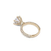 Crystal Round Engagement Rings Princess Bride Diamonds 