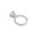 Crystal Round Engagement Rings Princess Bride Diamonds 